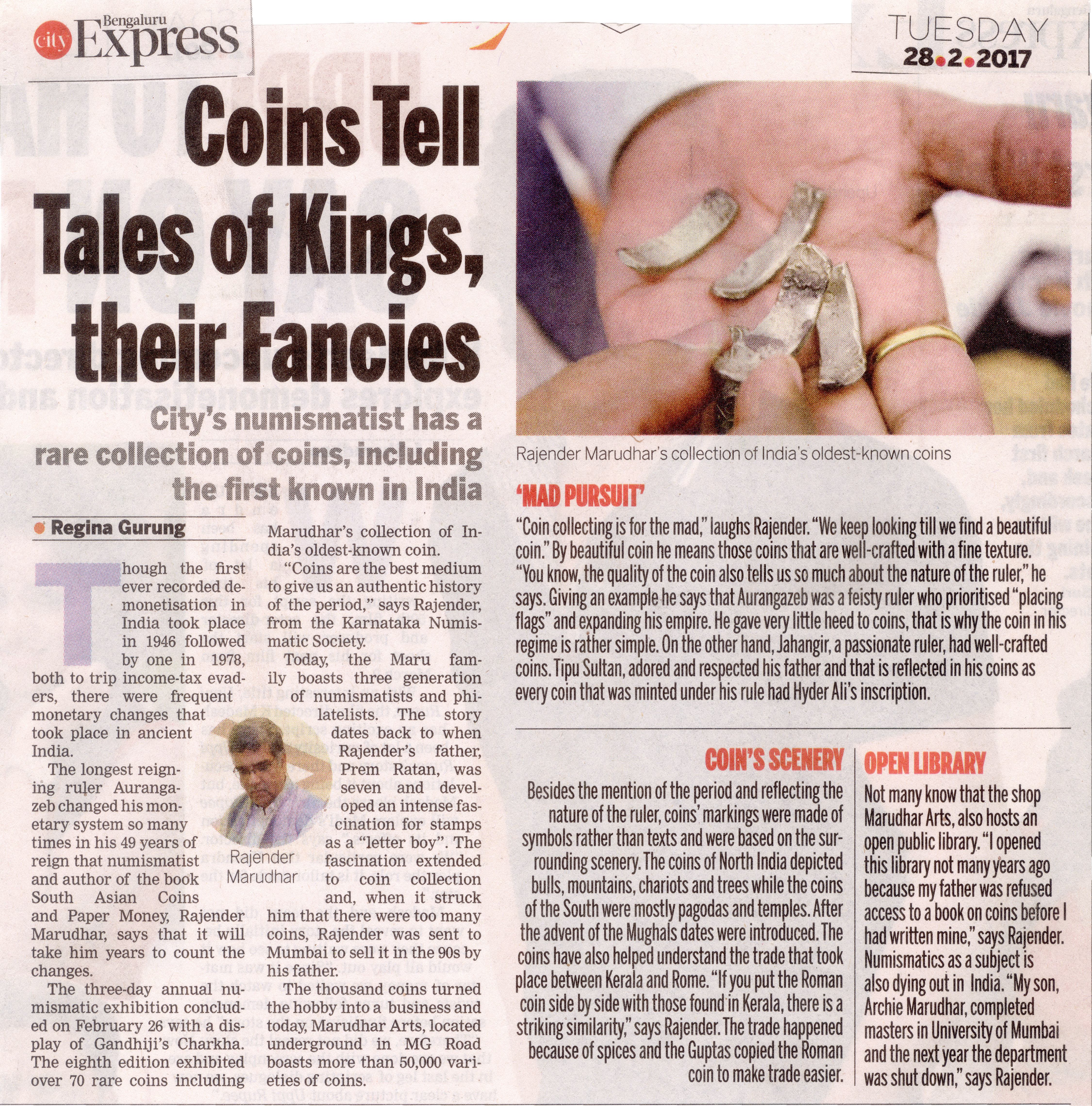 Coins Tell Tales Of Kings, their Francis